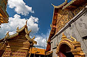 Chiang Mai - Wat Phra That Doi Suthep. One of the two largest vihan of the temple. 